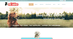 Desktop Screenshot of bennyspetdepot.com